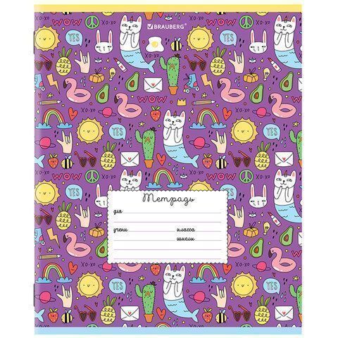 Тетрадь 24л. BRAUBERG линия, обложка картон, ЯРКИЙ МИКС, 106488 Тетрадь 24л. BRAUBERG линия, обложка картон, ЯРКИЙ МИКС, 106488