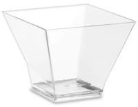 Креманка 150мл 72х72мм Пагода прозрачная Кристалл 20/240  Креманка 150мл 72х72мм Пагода прозрачная Кристалл 20/240