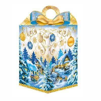 НГ Коробка Поздравление до1кг 115х115х170 1/150 НГ Коробка Поздравление до1кг 115х115х170 1/150