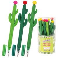 Ручка фигурная шариковая мягкий силиконовый корпус, ассорти, СИНЯЯ, 0,7мм ЮНЛАНДИЯ Кактус 1/12 Ручка фигурная шариковая мягкий силиконовый корпус, ассорти, СИНЯЯ, 0,7мм ЮНЛАНДИЯ Кактус 1/12