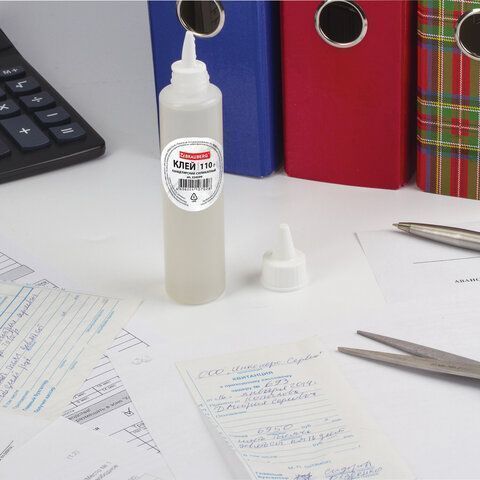 Клей канцелярский силикатный 110г BRAUBERG 1/72 Клей канцелярский силикатный 110г BRAUBERG 1/72