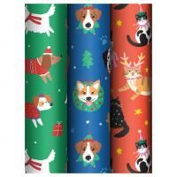 НГ Бумага подарочная 70х100см 80г/м глянец Christmas Mood 1/51 НГ Бумага подарочная 70х100см 80г/м глянец Christmas Mood 1/51