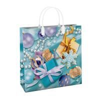 НГ Сумка пластиковая (30х30)-150 Волшебный день Интерпак 1/40 НГ Сумка пластиковая (30х30)-150 Волшебный день Интерпак 1/40