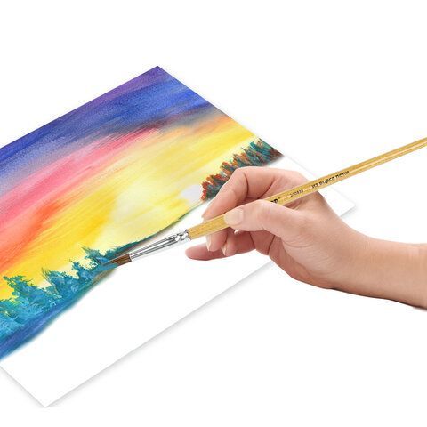 Кисть пони круглая №6 Пифагор 1/30/1800 Кисть пони круглая №6 Пифагор 1/30/1800