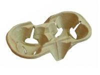 Держатель для 2-х стаканов пульпекартон 108х193х42мм Крафт  150/150  Держатель для 2-х стаканов пульпекартон 108х193х42мм Крафт  150/150