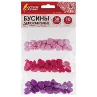 Бусины СЕРДЕЧКИ 10мм СВ.РОЗОВЫЕ/РОЗОВЫЕ/ФИОЛЕТ ОС Бусины СЕРДЕЧКИ 10мм СВ.РОЗОВЫЕ/РОЗОВЫЕ/ФИОЛЕТ ОС