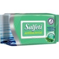 Салфетки влажные Salfeti Антибактериальные с пластиковым клапаном (72) 1/20 Салфетки влажные Salfeti Антибактериальные с пластиковым клапаном (72) 1/20