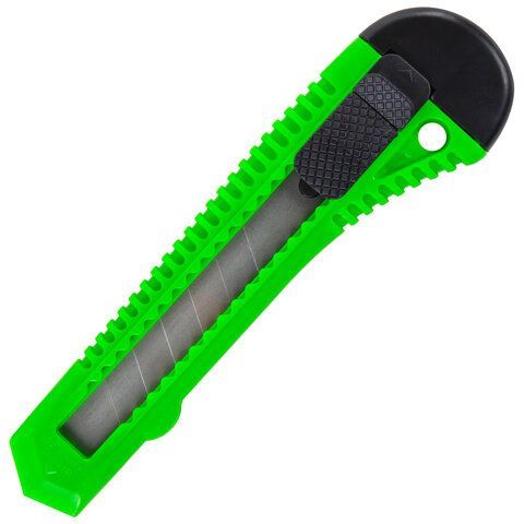 Нож канцелярский 18мм с фиксатором упаковка с европодвесом Staff 1/24 Нож канцелярский 18мм с фиксатором упаковка с европодвесом Staff 1/24