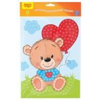 Аппликация бумагой тишью 20х28см Мульти-пульти Мишка 1/1 Аппликация бумагой тишью 20х28см Мульти-пульти Мишка 1/1