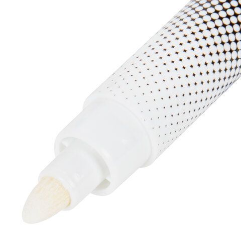 Маркер перманентный белый 3мм круглый наконечник Staff Everyday 1/10  (Клиент) Маркер перманентный белый 3мм круглый наконечник Staff Everyday 1/10  (Клиент)