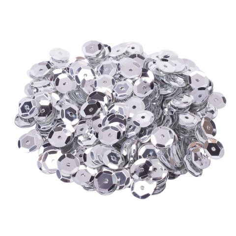 Пайетки для творчества КЛАССИКА, ЗОЛОТО, СЕРЕБРО, МЕДЬ, 8мм, 30г., 3 цвета, ОСТРОВ СОКРОВИЩ, 661266