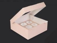 Коробка для капкейков/маффинов с окном 250х250х100мм на 9шт картон OSQ MUF 9 25/100 Коробка для капкейков/маффинов с окном 250х250х100мм на 9шт картон OSQ MUF 9 25/100