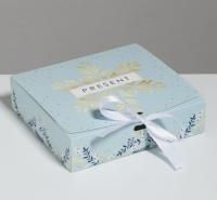 НГ Подарочная коробка 20х18х5см Новогодняя 1/1 НГ Подарочная коробка 20х18х5см Новогодняя 1/1