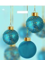 НГ Пакет с вырубной ручкой (38х45)-60 Шарики в золоте ТИКО 50/500 НГ Пакет с вырубной ручкой (38х45)-60 Шарики в золоте ТИКО 50/500