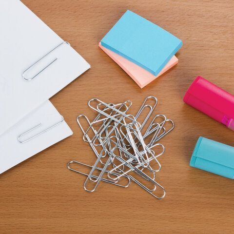 Скрепки 50мм 100шт металлические STAFF EVERYDAY 1/8/80 (Клиент) Скрепки 50мм 100шт металлические STAFF EVERYDAY 1/8/80 (Клиент)