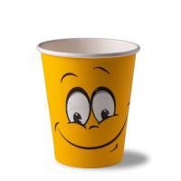 Стакан бумажный для горячего 250мл d-80 Смайл в ассортименте 50/1000 Стакан бумажный для горячего 250мл d-80 Смайл в ассортименте 50/1000
