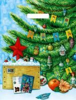 НГ Пакет с вырубной ручкой (31х40)-60 Новогодняя посылка Артпласт 50/1000 НГ Пакет с вырубной ручкой (31х40)-60 Новогодняя посылка Артпласт 50/1000