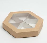 Менажница крафт 23х4см 1/5/100 Менажница крафт 23х4см 1/5/100