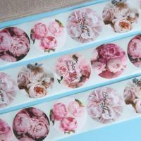 Наклейки для цветов и подарков Пионы 4,4 х 4,4 см (252шт) 1/150 Наклейки для цветов и подарков Пионы 4,4 х 4,4 см (252шт) 1/150