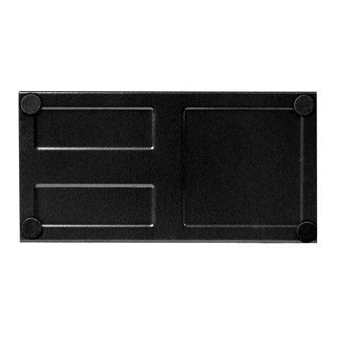 Подставка-органайзер BRAUBERG Germanium метал 3 секции 102х186х95мм черная 1/1 Подставка-органайзер BRAUBERG Germanium метал 3 секции 102х186х95мм черная 1/1