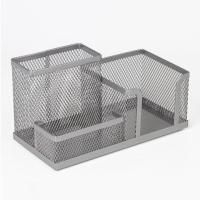 Подставка-органайзер 102х186х95мм металлическая 3 секции серебр Germanium Brauberg 1/6/24 Подставка-органайзер 102х186х95мм металлическая 3 секции серебр Germanium Brauberg 1/6/24