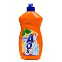 Средство жидкое для мытья посуды 450мл AOS Бальзам Алоэ Вера 1/20