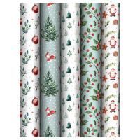 НГ Бумага подарочная 70х100см 70г/м глянец ассорти Winter Magic 1/50 НГ Бумага подарочная 70х100см 70г/м глянец ассорти Winter Magic 1/50