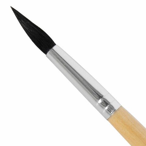 Кисть белка круглая №6 BRAUBERG  1/30/1440 Кисть белка круглая №6 BRAUBERG  1/30/1440