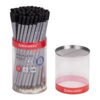 Карандаш ч/гр НВ пластиковый, с резинкой BRAUBERG ULTRA 1/72 Карандаш ч/гр НВ пластиковый, с резинкой BRAUBERG ULTRA 1/72