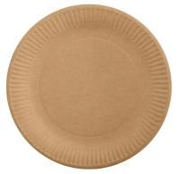 Тарелка картон d-230 крафт Aviora 100/500 Тарелка картон d-230 крафт Aviora 100/500