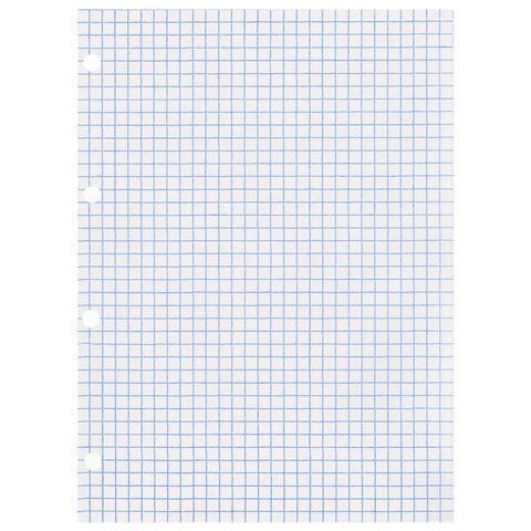 Сменный блок к тетради на кольцах 80л А4 клетка BRAUBERG ЭКО 1/30