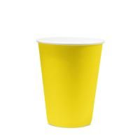 Стакан бумажный для горячего 350мл d-90 Желтый 50/800 Стакан бумажный для горячего 350мл d-90 Желтый 50/800
