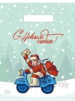 НГ Пакет с вырубной ручкой (23х30)-30 Новогоднее послание 100/3000 НГ Пакет с вырубной ручкой (23х30)-30 Новогоднее послание 100/3000