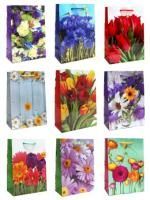 Пакет подарочный бумажный (14х20х7) ламинир Классика цветы 1/20 Пакет подарочный бумажный (14х20х7) ламинир Классика цветы 1/20