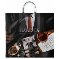 Пакет с пластмассовыми ручками (34х37)-80 Бариста 10/100 Пакет с пластмассовыми ручками (34х37)-80 Бариста 10/100