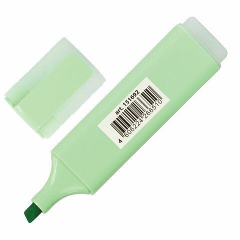 Текстовыделитель МЯТА линия 1-5 мм BRAUBERG Original pastel 1/12 (вывод)