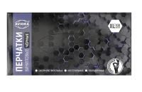 Перчатки смотровые виниловые неопудренные Aviora черные XL 4,5гр 50/500 Перчатки смотровые виниловые неопудренные Aviora черные XL 4,5гр 50/500