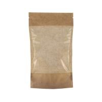 Пакет Zip-Lock Дой-Пак крафт (14х22,5)+(4+4) с большим окном Aviora 100/700 Пакет Zip-Lock Дой-Пак крафт (14х22,5)+(4+4) с большим окном Aviora 100/700