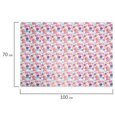 Бумага подарочная 70х100см Золотая Сказка For women,ассор. 5 дизайнов, мелов.70г/м2 1/50 Бумага подарочная 70х100см Золотая Сказка For women,ассор. 5 дизайнов, мелов.70г/м2 1/50