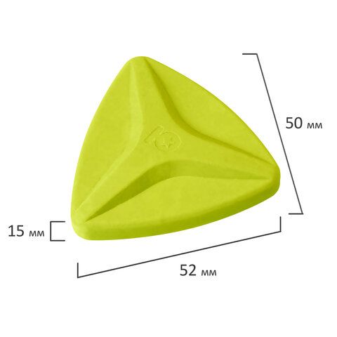 Ластик 52х50х15 мм ЮНЛАНДИЯ  Ластик 52х50х15 мм ЮНЛАНДИЯ