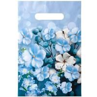 Пакет с вырубной ручкой (20х30)-30 Лазурь 100/2000