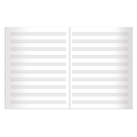 Тетрадь для нот А4, 24л., BRAUBERG обл.мел.карт., вертикальная, Музыка (2 вида), 125417 Тетрадь для нот А4, 24л., BRAUBERG обл.мел.карт., вертикальная, Музыка (2 вида), 125417