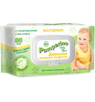 Салфетки влажные Pamperino детские в/с без отдушки с клапаном (80) 1/20 Салфетки влажные Pamperino детские в/с без отдушки с клапаном (80) 1/20