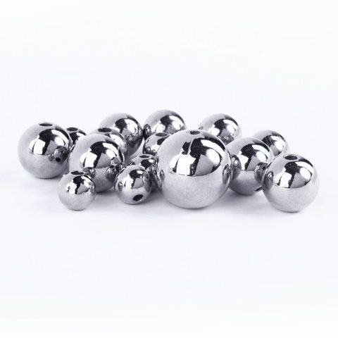 Бусины для творчества ШАРИКИ, ассорти, 20г., цвет золото, серебро, ОСТРОВ СОКРОВИЩ (вывод)