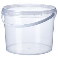 Ведро пищевое прозрачное 3,0л с крышкой 50/50 Ведро пищевое прозрачное 3,0л с крышкой 50/50