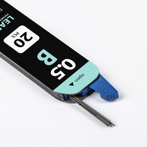 Грифель запасной 20шт В 0,5мм Black Jack BRAUBERG 1/36/1440 Грифель запасной 20шт В 0,5мм Black Jack BRAUBERG 1/36/1440