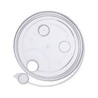 Крышка для бумажных стаканов d 90 мм с питейником флип-топ прозрачная глянец 50/1000 Крышка для бумажных стаканов d 90 мм с питейником флип-топ прозрачная глянец 50/1000