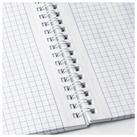 Блокнот 60л А5 гребень картон клетка BRAUBERG Pastel 1/4/80