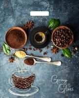 Пакет с вырубной ручкой (39х48)-50 Грэй Глосс Кофе Тико 50/500