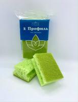 Губка для посуды (2шт) 90х65х45мм профильная Профиль-2 1/40 Губка для посуды (2шт) 90х65х45мм профильная Профиль-2 1/40